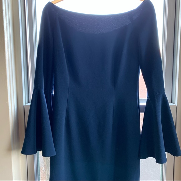 Navy “Willa” Bateau Midi Dress by Keepsake - Picture 6 of 8